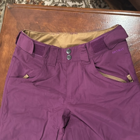 North Face women’s ski pants, sz XS, pretty plum. - Picture 6 of 9